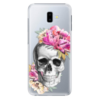 Plastové puzdro iSaprio - Pretty Skull - Samsung Galaxy J6+