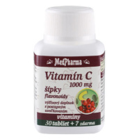 MEDPHARMA Vitamín C 1000 mg so šípkami 30 + 7 tabliet ZADARMO