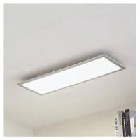 Arcchio LED panel Lyndra, 80 cm, strieborný, hliník, stmievateľný, CCT