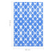 Vonkajší koberec PP modrá / biela Dekorhome 190x290 cm,Vonkajší koberec PP modrá / biela Dekorho