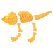 EDUPLAY Triceratops žltý set formiček na piesok