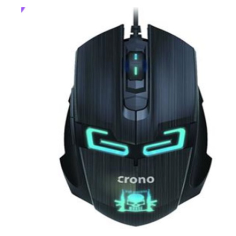 Crono CM647 - optická herná myš, USB konektor, rozlíšenie 800/1200/1600 DPI, modré podsvietenie