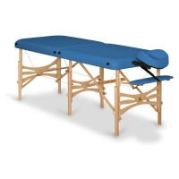 HABYS® Skladací masážny stôl HABYS® Alba Farba: modrá (#23) - Vinyl Flex, Veľkosť a farba rámu: 