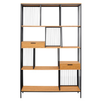 Bologna policový regál hnedý 125x200 cm