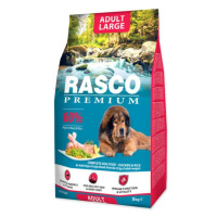 Krmivo Rasco Premium Adult Large kura s ryžou 3kg