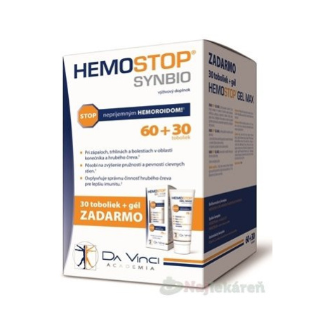 Hemostop SynBio 90 tabliet + hemostop gél 75 ml