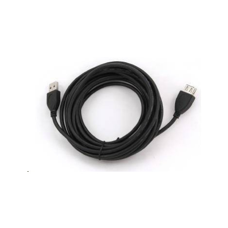 Kábel USB GEMBIRD 2.0 A-A predĺženie 4,5 m (čierne, HQ s feritovým jadrom)