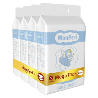 MonPeri Mega Pack 3-6 kg Eco Comfort S 264 ks