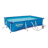 Bazén BESTWAY Steel Pro 3 x 2,01 x 0,66 m s kartušovou filtráciou - 56411 TP56411