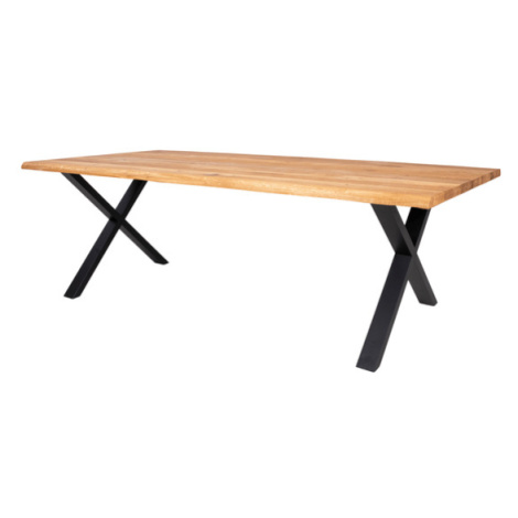 Sconto Jedálenský stôl TUELUN prírodná/čierna Houseland