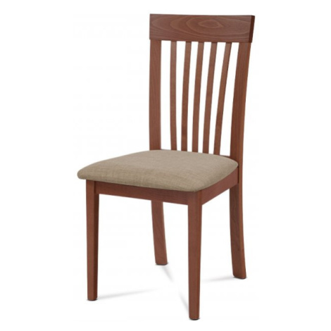 AUTRONIC BC-3950 TR3 jedálenská stolička, čerešňa/látka béžová