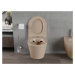 MEXEN - Lena Závesná WC misa vrátane sedátka s slow-slim, duroplast, cappuccino mat 30724064
