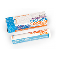 ROSEN PHARMA Calcium Magnesium Zinok 20 šumivých tabliet