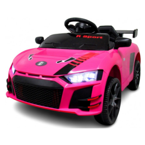 mamido  Elektrické autíčko Cabrio A1 v ružovej farbe s funkciou hojdania a diaľkovým ovládaním