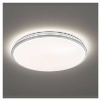 Jaso LED stropné svietidlo, stmievateľné, Ø 40 cm, strieborná