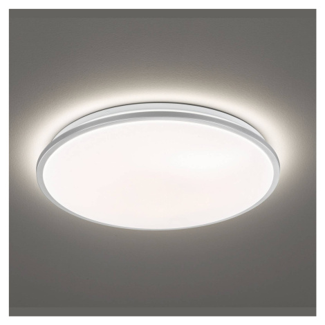Jaso LED stropné svietidlo, stmievateľné, Ø 40 cm, strieborná FISCHER & HONSEL