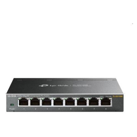 tp-link TL-SG108E, 8 port Gigabit Easy Smart Switch, 8x 10/100/1000M RJ45, IGMP, MTU, Tag-Based,