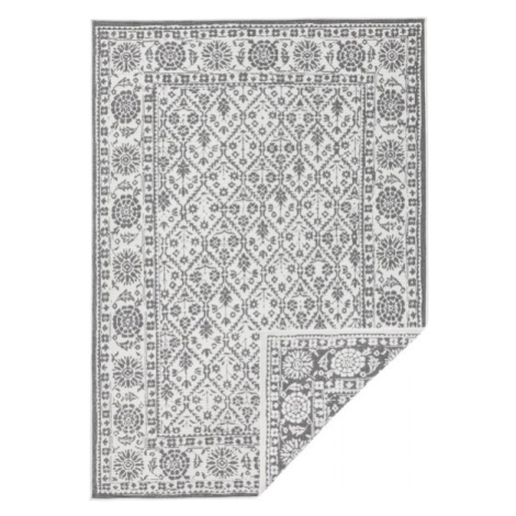 Kusový koberec Twin-Wendeteppiche 103116 grau creme – na ven i na doma - 200x290 cm NORTHRUGS - 