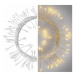 LED vianočná nano reťaz – ježko, 2,4 m, 3x AA, vnútorná, 3000K, časovač (EMOS)
