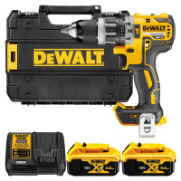 DEWALT 18V XR Aku vŕtačka s príklepom, 2x 5,0 Ah DCD796P2-QW