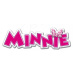 Mondo gumová lopta Minnie 6983 ružová
