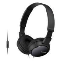 SONY stereo sluchátka MDR-ZX110AP, černá