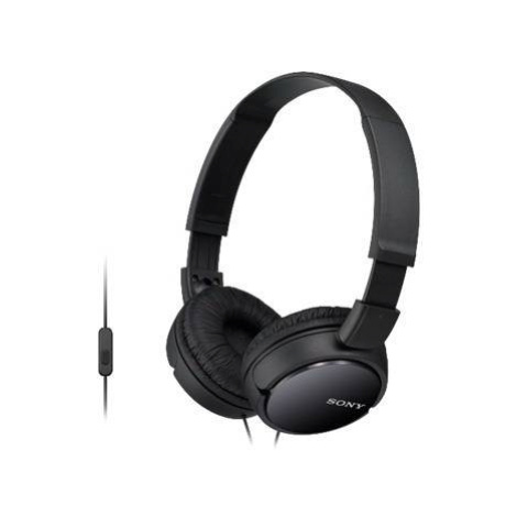 SONY stereo sluchátka MDR-ZX110AP, černá