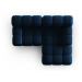 Modrá zamatová rohová pohovka (pravý roh) Bellis – Micadoni Home