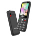 EVOLVEO EasyPhone XO, mobilný telefón pre seniorov s nabíjacím stojanom (čierny)