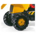 Šlapací traktor JCB s prednou aj zadnou lyžicou Rolly Toys 812004