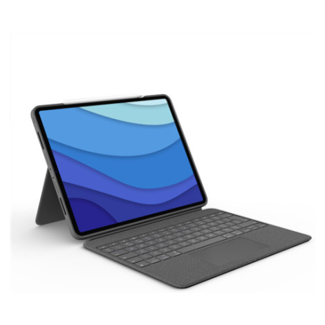 Logitech COMBO TOUCH pre iPad Pro 12.9"  (5. a 6. gen.) - šedá - CZ/SK