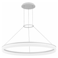 LEDS-C4 LED závesné svetlo CIRC Round, Ø 80 cm, biela, hliník