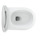 OMNIRES - OTTAWA COMFORT závesné WC so sedadlom, 54 x 37 cm, biela mat OTTAWACMWBM