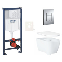 Závesný wc set do ľahkých stien / predstenová montáž Grohe Essence SIKOGRSESE