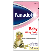 Panadol baby čapiky pre deti od 9 kg 10x125 mg