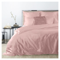 Ružové posteľné obliečky DINA z vysoko kvalitného bavlneného saténu 140x200 cm, 70x80 cm