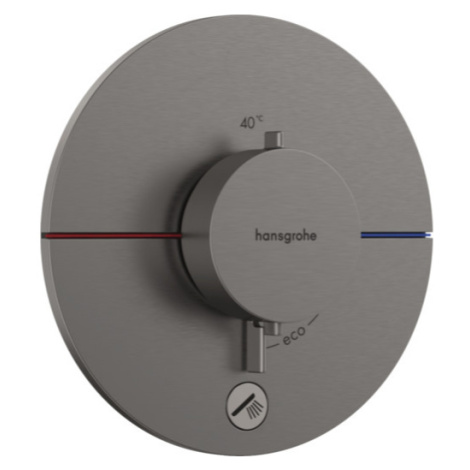 Hansgrohe ShowerSelect Comfort S sprchová batéria bez podomietkového telesa kartáčovaný čierny c
