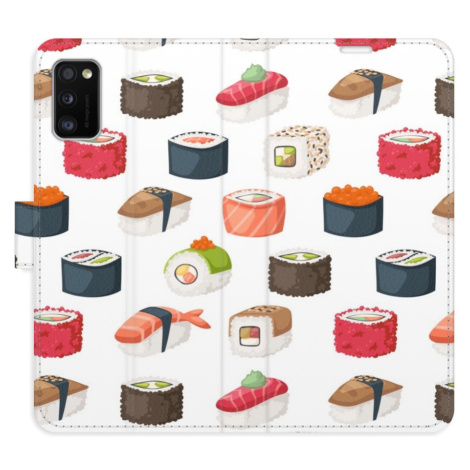 Flipové puzdro iSaprio - Sushi Pattern 02 - Samsung Galaxy A41