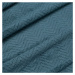 Námornícky modrá deka CINDY5 s 3D efektom 70x160 cm