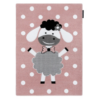 Detský kusový koberec Petit Dolly sheep pink Rozmery kobercov: 140x190