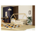 Benlemi Detská drevená posteľ domček SAFE 3v1 so zábranou a úložným šuplíkom Zvoľte farbu: Paste