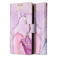 Diárové puzdro na Samsung Galaxy A14 5G A146 Tech-Protect Wallet colorfull marble