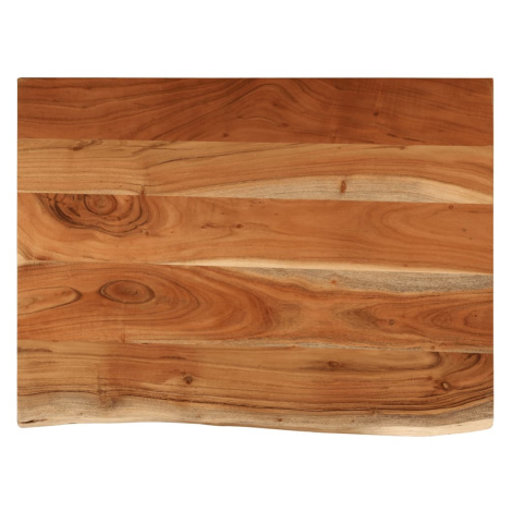 vidaXL Kúpeľňová doska 80x60x3,8 cm obdĺžniková akáciový masív