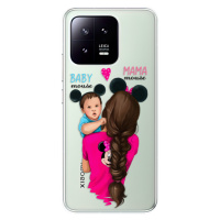 Odolné silikónové puzdro iSaprio - Mama Mouse Brunette and Boy - Xiaomi 13