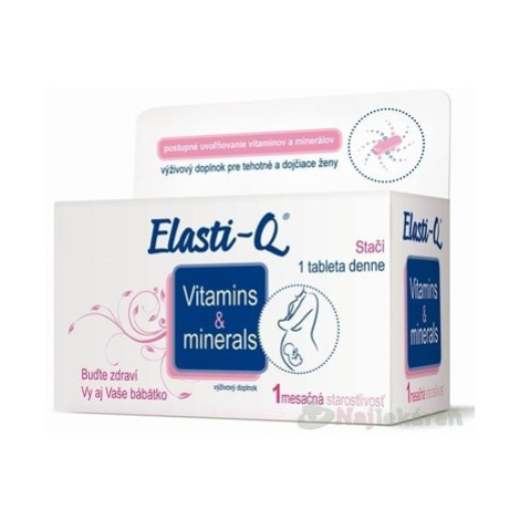 Elasti-Q Vitamins & Minerals s post. uvolňov. 30 tabliet