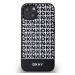 DKNY PU Leather Repeat Pattern Bottom Stripe MagSafe Apple iPhone 14 DKHMP14SPSOSPK Black