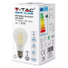 Žiarovka LED Filament E27 8W, 3000K, 720lm, stmievateľná, A65 VT-2288D (V-TAC)