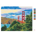 Maľovanie podľa čísel - SAN FRANCISCO Rámovanie: bez rámu a bez vypnutia plátna, Rozmer: 80x100 