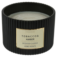 Vonná sviečka v skle Tobacco and Amber, 11,5 x 8 cm, 250 g