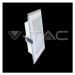 Mini LED panel štvorcový Glass zapustený 18W, 6400K, 1260lm, VT-1881G (V-TAC)
